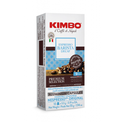 Kimbo Decaff алуминиеви NS капсули 10 бр. Kimbo Decaff алуминиеви NS капсули 10 бр.